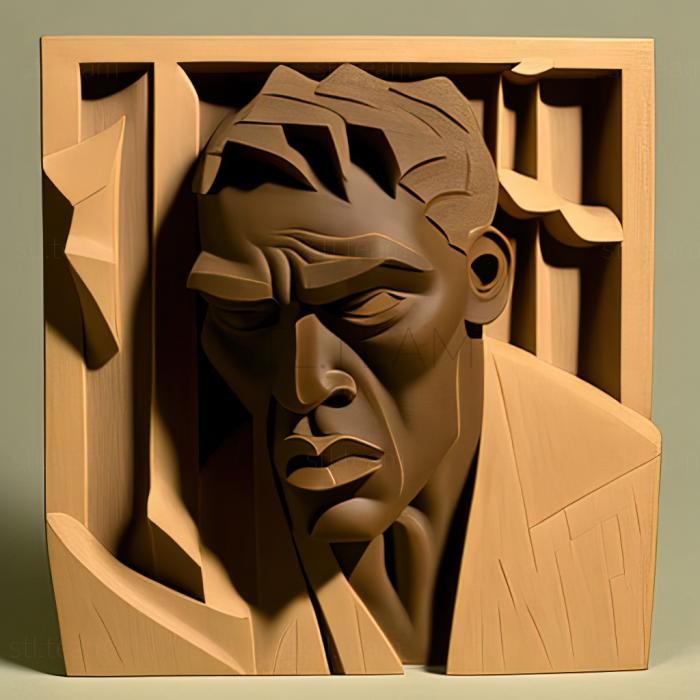 3D модель Американский художник Уильям Х. Джонсон. (STL)